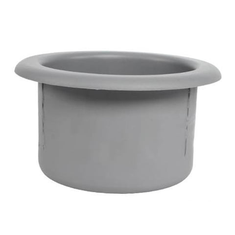 Ioensy - Portavasos Para Automóvil Contenedor De Bebidas Para Automóvil Soporte Para Bebidas Para Automóvil Para Remolque De Automóvil Rvs Gris 77 Mm De Diámetro