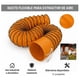 thumbnail image 5 of Ducto Flexible Extractor Tubo Ventilacion 12 Pulgadas 10mts Naranja, 5 of 5