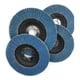 thumbnail image 3 of Set 5 Discos Flap 4 1/2 Grano 120 Lija Metal 115 Mm Azul, 3 of 5