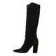 thumbnail image 3 of Bota Exs Gamuza Larga Negra, 3 of 5