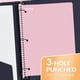 thumbnail image 5 of Cuaderno SUNEE 20 cm x 26 cm 70 hojas cuadriculado rosa, 5 of 7