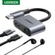 thumbnail image 2 of Splitter Usb-c / 2 Usb-c Audio+carga 3a Max 10cm Grisugreen Cm232, 2 of 2