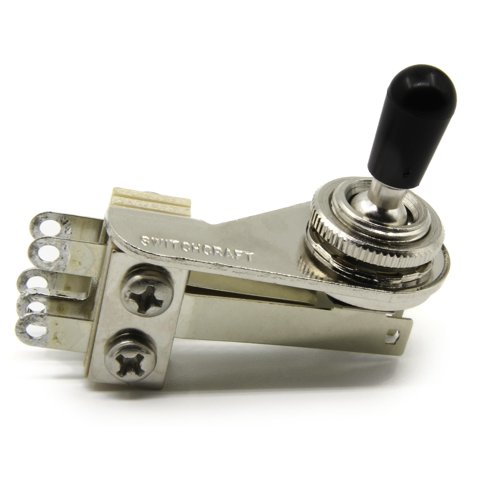 Interruptor Ybw Switchcraft En Ángulo Recto Con Punta Negra