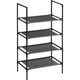 thumbnail image 1 of Zapatero Negro Metalico 4 Niveles Sunne, 1 of 7