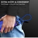 thumbnail image 2 of Cable de carga USB-A a USB-C, 30 cm, paquete de 2 unidades de nailon azul, 2 of 8