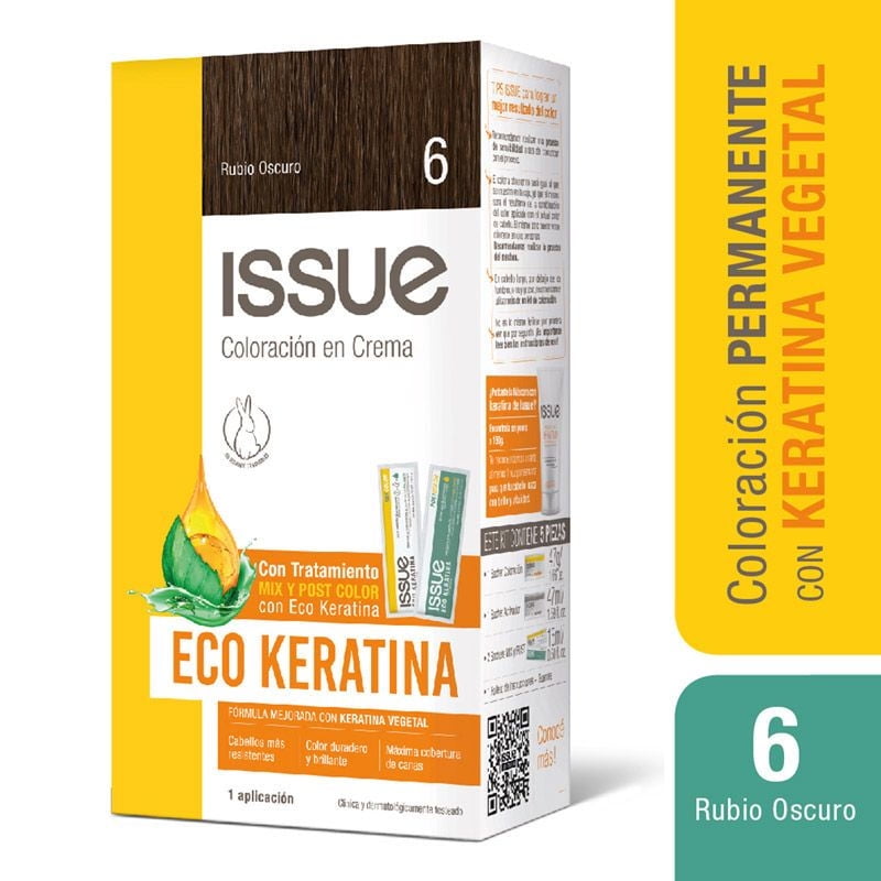 Tintura Eco Keratina N°6 47 g Issue