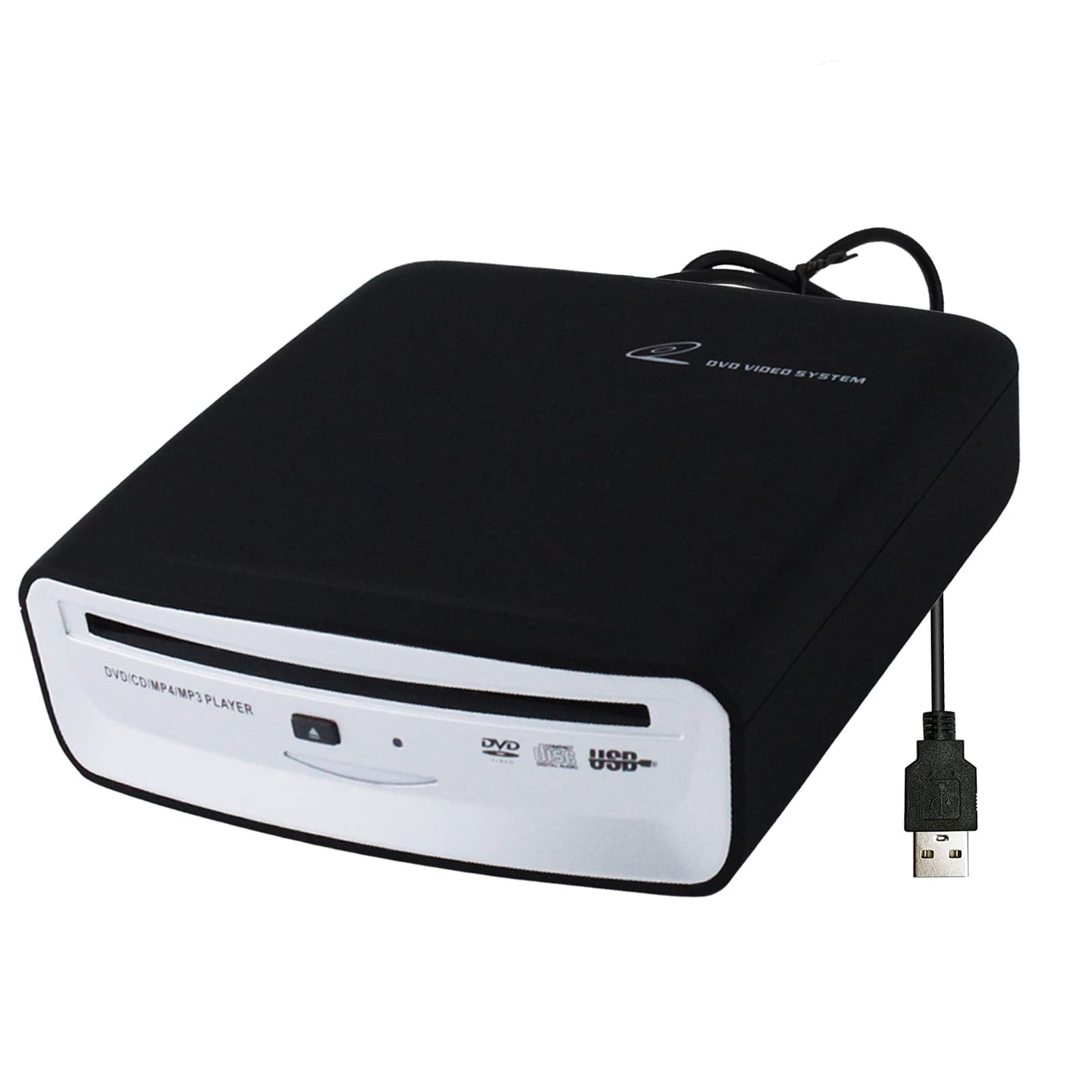 Oauw - Reproductor De Cd Portátil Usb Para Coche, Reproductor De Cd Externo Universal, Reproductor De Cd Dvd Usb Para Coche, Android, Navegación/tv (android Versión 4.4 Y Superior) Plug And Play