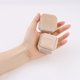 thumbnail image 4 of Caja de Anillo de Terciopelo REGALWOVEN para Boda, Ceremonia, Caja de Almacenamiento de Anillos de Joyería Doble, Soporte de Caja de Anillo Beige, 4 of 7
