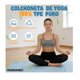 thumbnail image 3 of Colchoneta Mat Yoga Deportiva Plegable Tpe Grueso 8mm Bolso Azul, 3 of 3