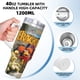thumbnail image 5 of Fraggle Rock Vaso aislado de acero inoxidable con asa, diseño temático, regalo para familia, amigos y fans; incluye pajita y encaja en el portavasos estándar, 40 oz, 5 of 6