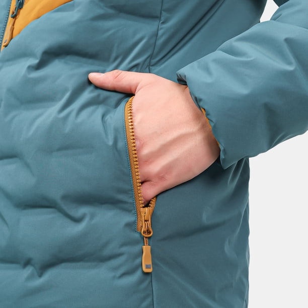 Parka Insulada HW Explorer Hombre Petroleo Mostaza | Lider