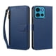 thumbnail image 1 of Funda Tipo Billetera para Motorola Moto G75 5G con Soporte y Bolsillo con Cierre Azul profundo, 1 of 1