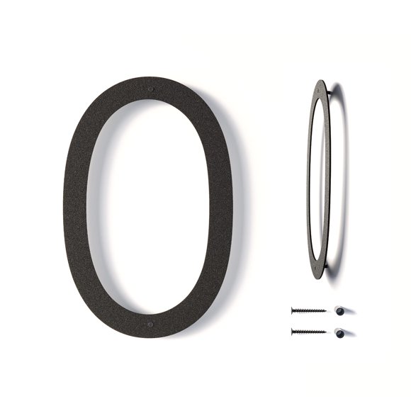 Letrero de dirección REINCARVATION moderno flotante de 30 cm, negro