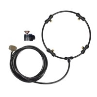 Magideal - Kits De Boquillas De Nebulización Mister, Sistema De Enfriamiento De Nebulización, Boquillas De Nebulización De Latón, Kits De Camiseta De Nebulizació 12 Pulgadas