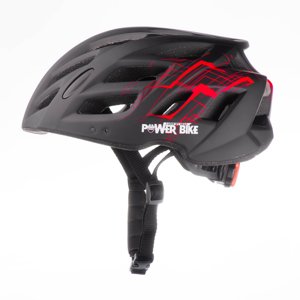 Casco Sport Powerbike Talla M Negro/Rojo