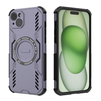 Funda Foxdock Para Iphone 15 Plus , Magnética, Resistente A Golpes, Con Soporte, Unisex, Carga Inalámbrica