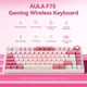 thumbnail image 2 of Teclado Gamer Inalámbrico AULA F75 75% con RGB - Rosa, 2 of 8