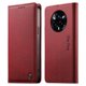 thumbnail image 1 of Funda Billetera de Cuero para [Realme 14 Pro Plus], Bloqueo RFID, Tarjetas y Soporte Rojo, 1 of 5