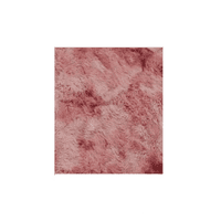 Genérico - Alfombra Peluda Grande 2X2.4 M Rosado Jaspeado