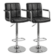 thumbnail image 2 of Pack 2 Piso De Bar Premium Capitoné Con Respaldo Lumbar Y Brazos, 2 of 7