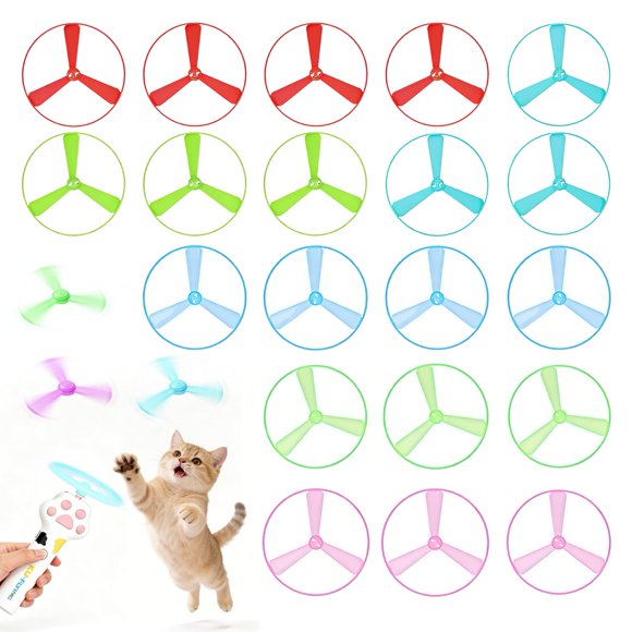 Juguete para Gato Disco Orebog Pack de 20 - Juguete Interactivo de Lanzamiento
