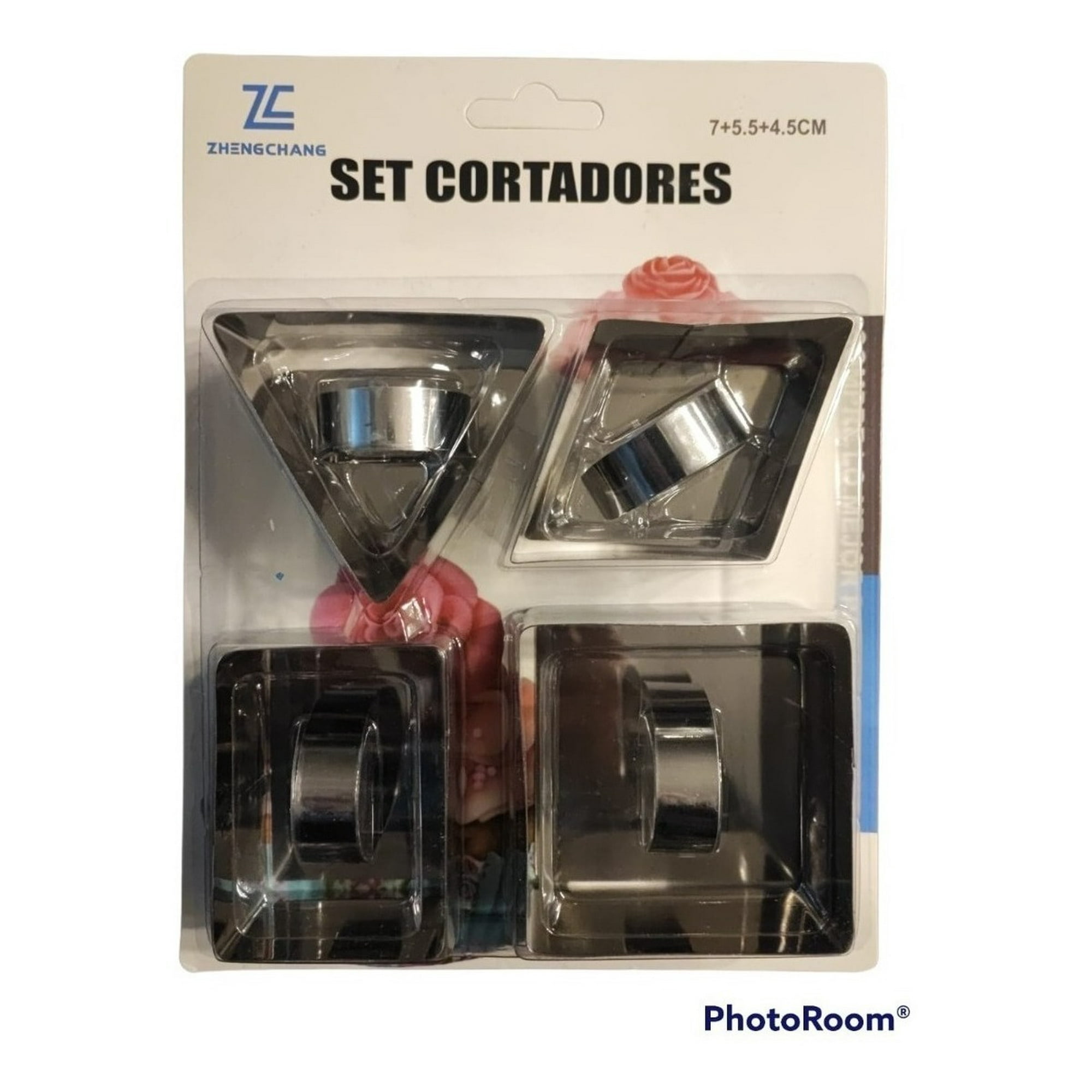 Genérico - Set 4 Cortadores De Galletas Molde De Galletas Formas