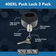 thumbnail image 2 of Set Puck-Lock Proven Industries modelo 400XL, paquete de 3 (negro), 2 of 6