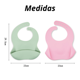 thumbnail image 2 of Babero Impermeable Para Bebes De Silicona Lavable - Verde, 2 of 2
