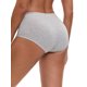 thumbnail image 3 of CURVY GLAM Bragas de Mujer Regreso a Clases Cintura Alta Control de Abdomen Color Sólido Cobertura Completa Gris L, 3 of 5