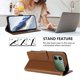 thumbnail image 4 of Infinix Note Edge 5G Funda Billetera con Ranuras para Tarjetas, Marrón, 4 of 6