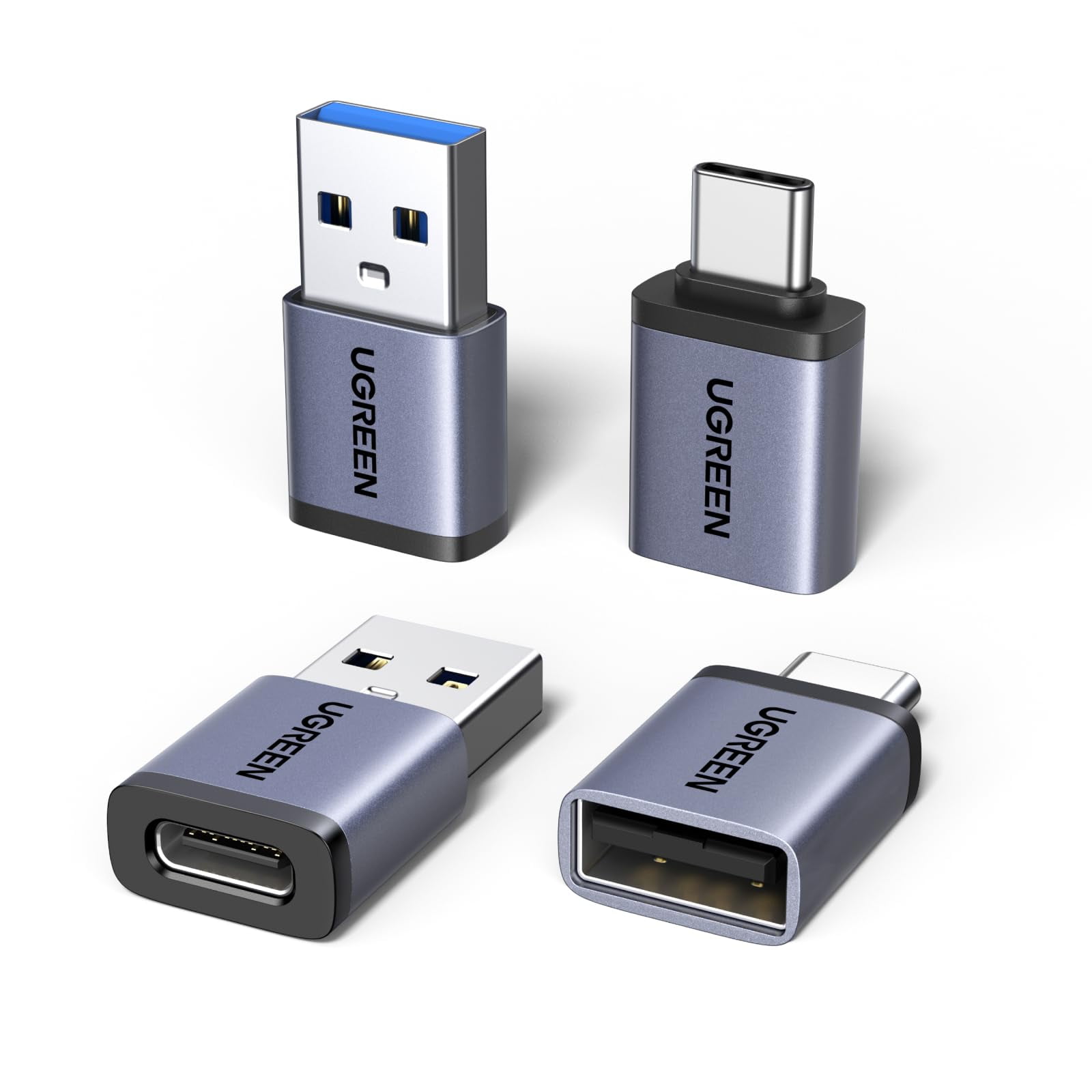 Paquete Combinado De 4 Adaptadores Ugreen Usb A Usb C Y Usb C A Usb