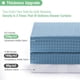 thumbnail image 2 of Cortina de ducha Dynamene Waffle Weave Moonlight Blue 256 GSM, 2 of 6