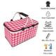thumbnail image 2 of Bolso Termico Plegable Cuadros Rojos Cooler Canasta Picnic, 2 of 8