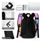 thumbnail image 5 of La Fiesta Musical de Face-theme Backpack, Campus style schoolbag Bookbag with Adjustable Shoulder Straps And Large Zip Compartment, Unisex Travel Bags.42x30x15cm, 5 of 6