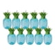thumbnail image 3 of 10 Vasos Con Forma De Piña De 16,9 Oz, Reutilizables, Para Fiestas En Casa, Regalo De Cumpleaños, Color Azul, 3 of 3
