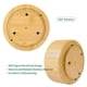 thumbnail image 3 of Organizador de escritorio Utoplike Bamboo, material de arte giratorio con 11 secciones, 3 of 7