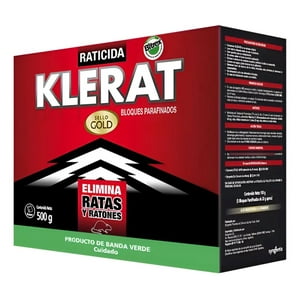 Klerat - Raticida Veneno Para Ratones Bloque 25 Ud. X 20G