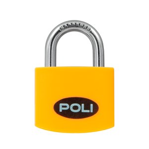 Candado Poli Pop 32Mm Naranjo