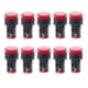 thumbnail image 2 of Luz Piloto Led Rojo 22mm 220v Pack 10 Unidades, 2 of 5