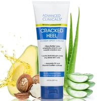 Crema Para Pies Advanced Clinicals Cracked Heel Con Manteca De Karité, 240 Ml