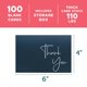 thumbnail image 5 of Paquete de 100 tarjetas de agradecimiento VNS Creations con sobres y pegatinas, 5 of 6