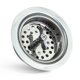 thumbnail image 1 of Fregadero Highcraft 9763 de acero inoxidable para cocina con colador, 1 of 8