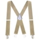 thumbnail image 1 of Suspendentes para hombres de moda - 48" elásticos ajustables para uso pesado 2" ancho - X atrás, correas ajustables con ajuste seguro, 1 of 3