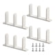 thumbnail image 3 of 4 Guías Inferiores Para Puertas Corredizas De Cocina, Revestimiento Interior, Armario, Guías De Suelo Para Puertas, Color Blanco, 3 of 5
