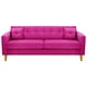 thumbnail image 1 of Sofa New Retro 3CG Felpa 01 Fucsia, 1 of 6