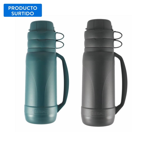 Termo new 1.8L plastico, color surtido