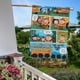 thumbnail image 5 of ¡Corre, Charlie Brown! (2) -bandera de jardín temática. Regalo perfecto para fans, amigos y familiares, ideal para actividades al aire libre y decoración de fiestas.45CM*100CM, 5 of 5