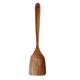 thumbnail image 1 of Espátula de madera maciza con barniz de teca, para cocinar, saltear, sopa, cuchara de madera, juego de espátula de madera, 1 of 6