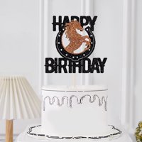 Crseniny - Decoración Para Tartas, Diseño De Fiesta De Feliz Cumpleaños, Diseño De Vaquero Con Forma De Crsenin