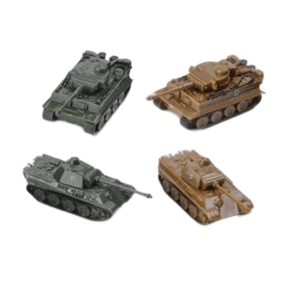 1/144 Modelo De Tanque Tiger Panther Tipo Fuerte Giratorio Para Exhibición Recuerdo Niños